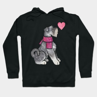 Watercolour Standard Schnauzer Hoodie